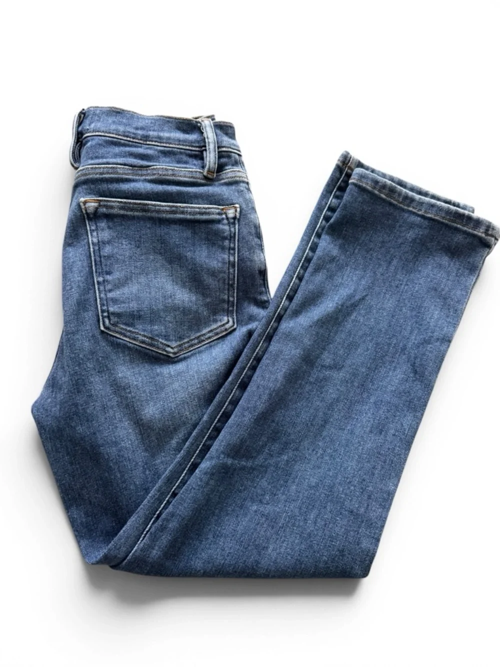 FRAME LE HIGH STRAIGHT BESTIA DESIGNER DENIM JEANS SZ 27 - Picture 8 of 8